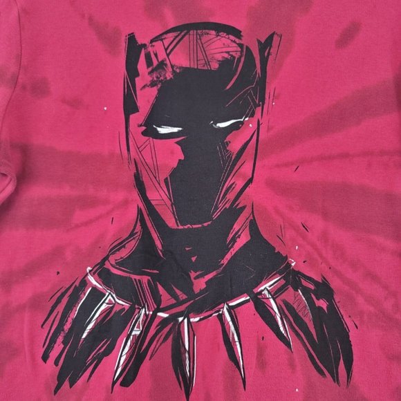 Marvel Artist Series Nikkolas Smith Black Panther Cropped Dye Tee T-Shirt Sz L - Picture 4 of 11